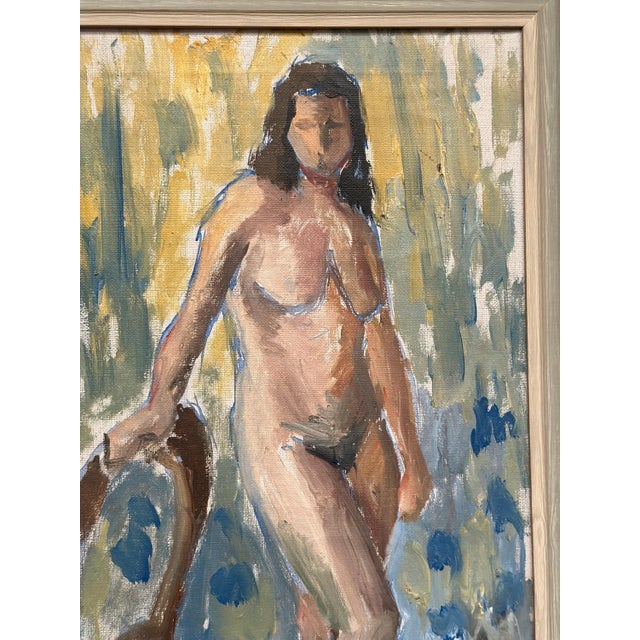 Mid-Century Modern Sven Johansson, Nude Model Study, 1960s, Oil on Canvas, Framed For Sale - Image 3 of 14