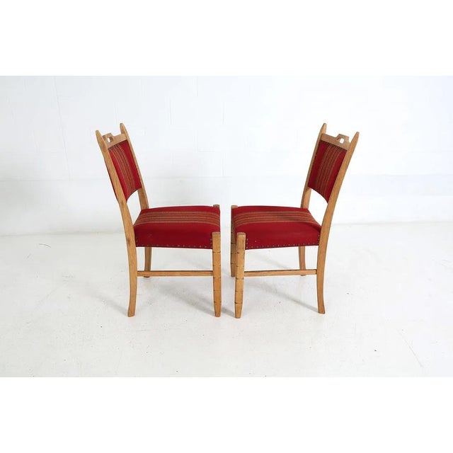 Henning Kjaernulf Set 6 Danish Mid Century Modern Dining Chairs For Sale - Image 4 of 15