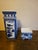 Chinoiserie Vintage Chinese, Blue & White Porcelain Vase on Stand, Qianlong Style For Sale - Image 3 of 9