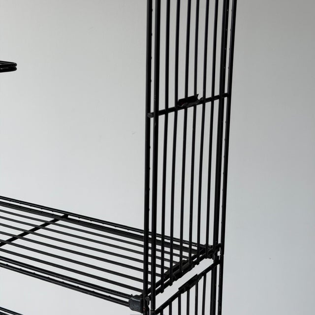 1970s Multistrux Iron Shelving by Multimueble, Attributed For Sale - Image 4 of 8