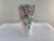 Mid 20th Century Large Vintage Italian Roses Majolica Vase For Sale - Image 10 of 13