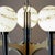 5-Light Chandelier in Chrome with Hand-Painted Glass Lamp Shades by Gaetano Sciolari, Italy, 1960s For Sale - Image 6 of 13