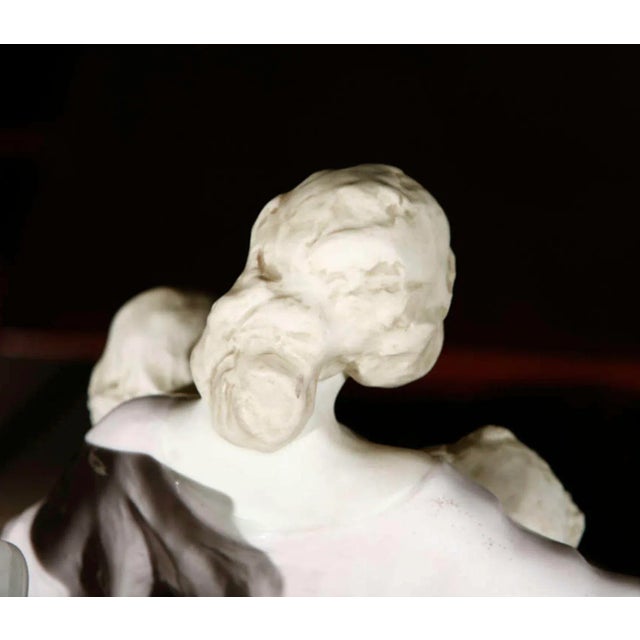 Ceramic Antique Vienna Faience Porcelain Figurine by Schauer For Sale - Image 7 of 10
