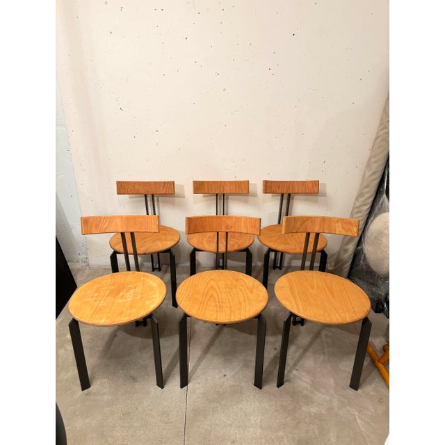 Model Zeta Chairs by Martin Haksteen for Harvink, 1980s, Set of 4 For Sale - Image 3 of 8