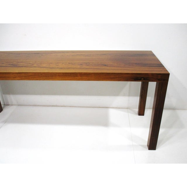 Danish Rosewood Console Table by Centrum Mobler For Sale In Cincinnati - Image 6 of 10