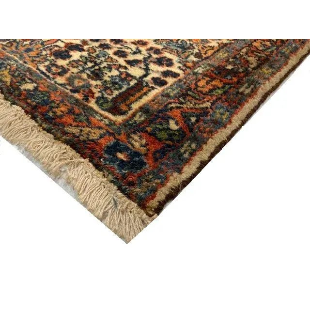 1920s Vintage Persian Bibikabad Rug For Sale - Image 4 of 5