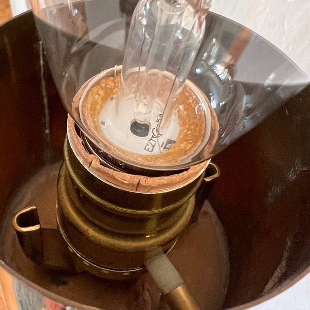 1960s Holywood Regency Brass Floor Lamp With Integrated Table by Hart Associates For Sale - Image 10 of 16