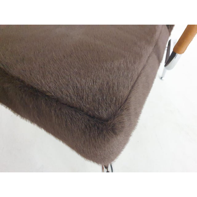 Set of Lounge Chair and Ottoman by Rodolfo Dordoni for Minotti Berman, Italy, 1990s For Sale - Image 14 of 18