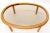 Danish Mid-Century Modern Oval Coffee Table with Smoked Glass Top For Sale - Image 6 of 12
