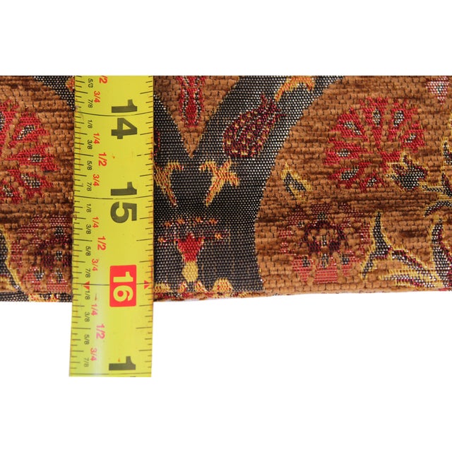 Textile Shabby Chic Ikat Tulip Pillow For Sale - Image 7 of 7