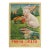 1955 Chinese Health Poster, Red Cross Society of China (Rabbit Brushing Teeth) For Sale