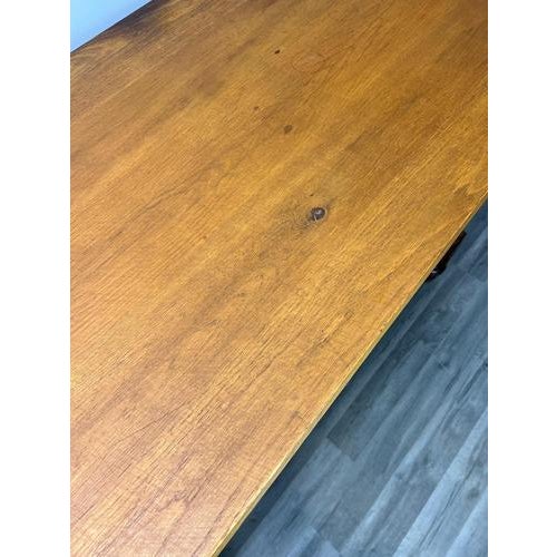 Antique French Style Oak Console Table with Drawers For Sale - Image 16 of 18