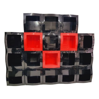 Boogie Woogie Modular Cube Shelving Unit by Stefano Giovannoni for Magis, Italy, 1990s For Sale