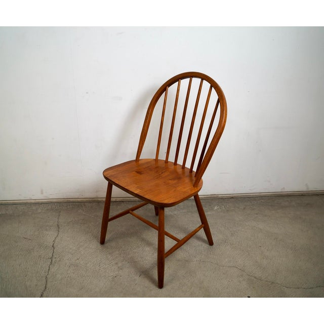 Tarm Stole 1970’s Mid-Century Danish Modern Teak Windsor Chair For Sale - Image 4 of 12