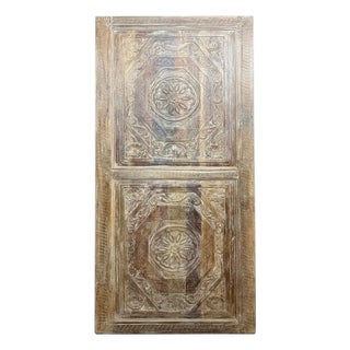 Carved Entry Doors | Rustic Modern Reclaimed Wood Barn Doors 96x36 For Sale