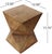 Add distinctive character to your interior with this sculptural side table, featuring an abstract hourglass silhouette and...