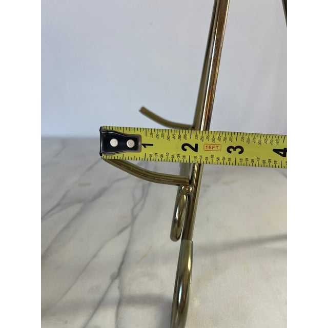 Vintage Brass Tone Art Easel For Sale - Image 9 of 10