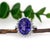 Statement 13x10mm, 9cts Tanzanite Ring W Natural Diamond Halo in Solid 14k Gold, Size 6.75 For Sale - Image 4 of 8