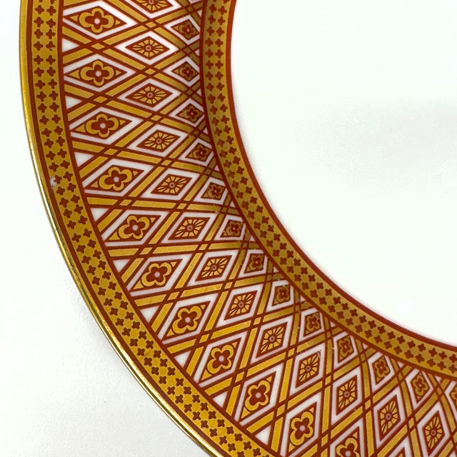 Geometric & Radial Pattern Decorative Plate Curation – Mid-Century Modern, Group of 7 For Sale - Image 4 of 12