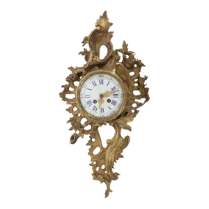 Antique Samuel Marti Et Cie Paris Bronze Art Nouveau Clock
