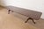 A gorgeous monumental Georgian, Regency, or Queen Anne style solid cherry wood double pedestal extension dining table In...