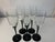 Mid 20th Century Luminarc D’arques France Black Stem Champagne Flutes, a Set of 5 For Sale - Image 5 of 9