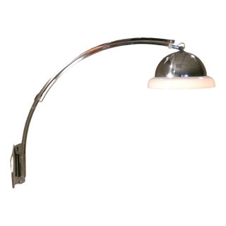 Telescopic Wall Lamp in Steel and Opaline Acrylic Glass by Goffredo Reggiani for Reggiani, 1970s For Sale