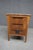 Wood Mission Arts & Crafts Style Quarter-Sawn Oak Media Cabinet With Emile Gallé Inspired Marquetry Inlay For Sale - Image 7 of 15