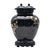 Rare Chinese Conjoined Ginger Jar With Stand 15.5" Black Gold Double Lidded For Sale - Image 9 of 15