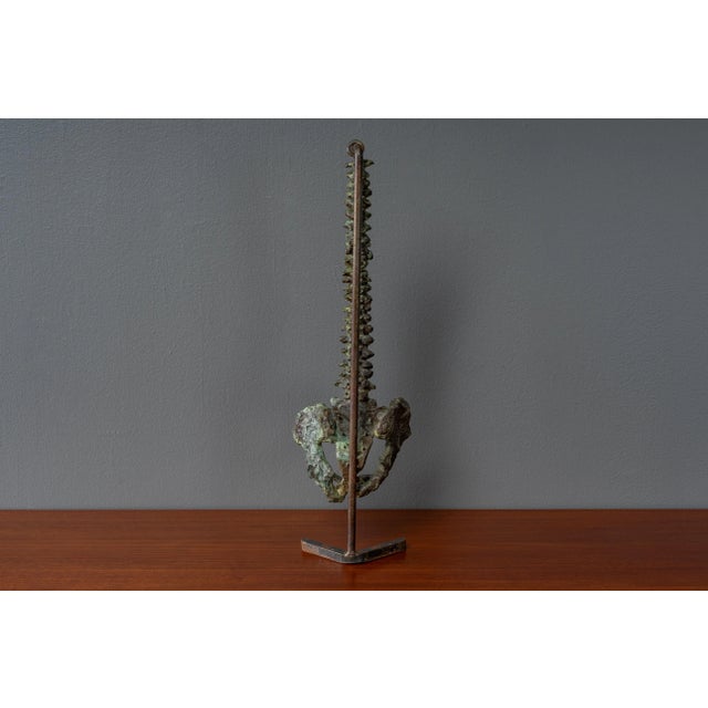 Cast Bronze Spinal Sculpture For Sale In Boston - Image 6 of 8