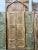 Art Deco Antique Carved Door Natural Wood Patina With Brass Accents, a Pair For Sale - Image 3 of 5