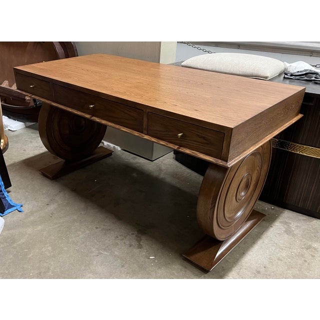 Baker Milling Road Medium Dark Oak Ernest Hemingway Home Office Writing