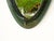 Large Olive Green Teardrop Beveled Mirror by Cristal Arte, Italy, 1960s For Sale - Image 4 of 15