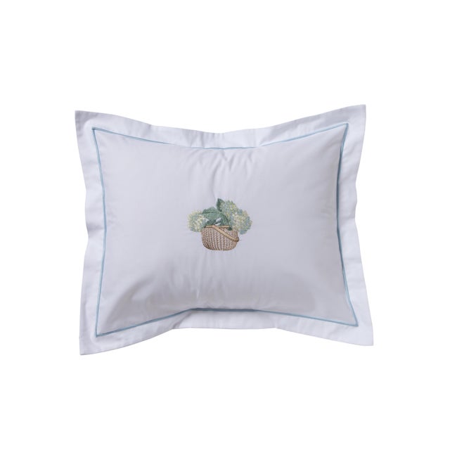 Our gorgeous Boudoir pillow cases are made with soft, white, 100% Cotton Percale and elegantly embroidered in the center...