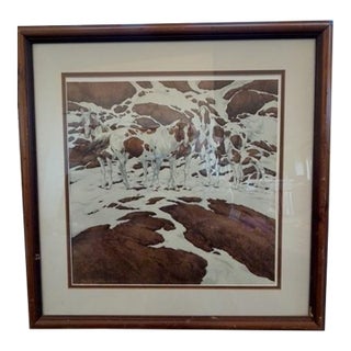 1970s "Pintos"–Bev Doolittle 403/1000 - Signed For Sale