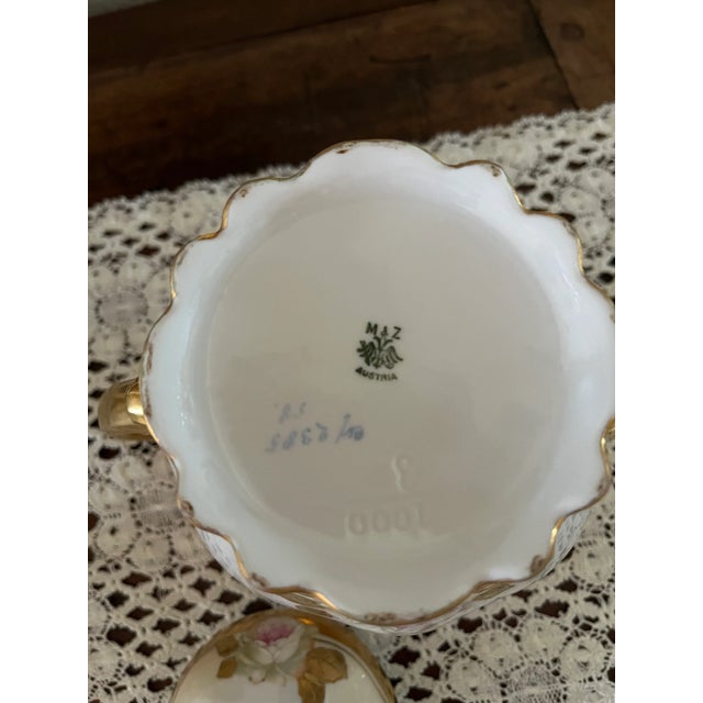 Antique Mz Austria Tea Set- 3 Pieces For Sale - Image 11 of 11
