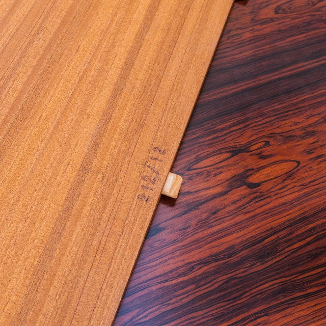Vintage Arne Vodder Danish Modern Rosewood Extension Dining Table, Model 212 For Sale - Image 15 of 16