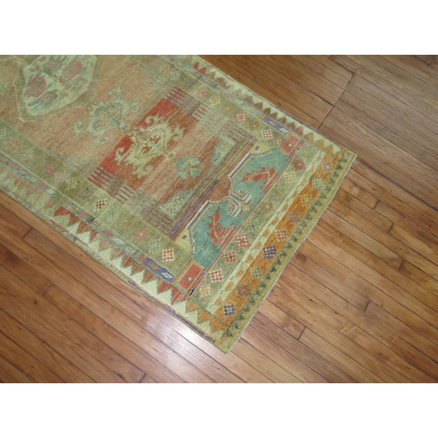 Early 20th Century Anatolian Turkish Runner - 3'4" x 8'9" For Sale In New York - Image 6 of 7
