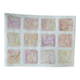 Original Watercolor Abstract Painting by Chani MacKay For Sale