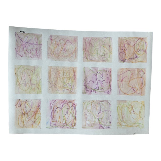Original Watercolor Abstract Painting by Chani MacKay For Sale