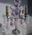 Maison Baguès 19th Century Opulent French Louis XV Huge Natural Rose Quartz, Amethyst and Clear Quartz Rock Crystal Girandole, Table Lamp For Sale - Image 4 of 18