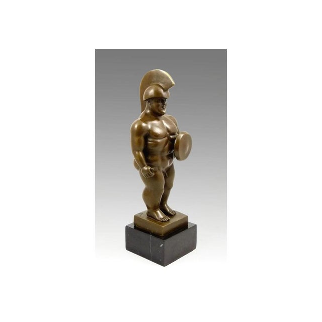Sculpture of Roman Warrior, 20th Century, Bronze For Sale - Image 6 of 8