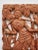 Picture panel carved from exotic wood. Sculpture with motifs of women at work surrounded by plant motifs. Condition: very...
