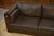 Brown Minimalist Sofa in Leather and Macassar Ebony, 1980s For Sale - Image 8 of 15