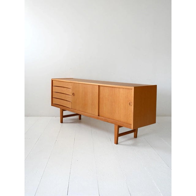 Swedish Oak Ulvo Sideboard by Erik Wørts for Ikea, 1960s For Sale - Image 6 of 11