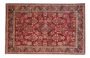 Indo Persian Sarouk, 5'10" X 9'1"