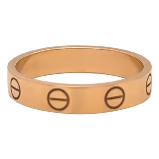 Cartier 18ct Yellow Gold Love Ring 3.19g, Size 6.25 For Sale