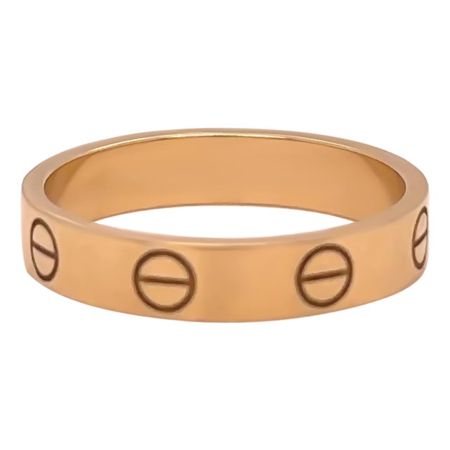Cartier 18ct Yellow Gold Love Ring 3.19g, Size 6.25 For Sale