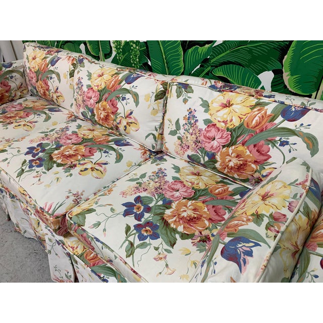 Vintage Henredon Ralph Lauren Floral Print Sofa Chairish