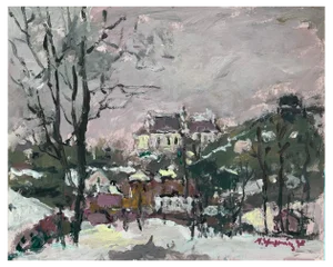 Magdalena Spasowicz, Kazimierz Dolny, Oil on Board, 1998